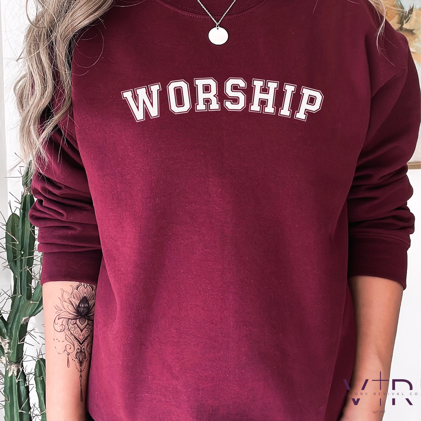 WORSHIP | Christian Tee, Crewneck, or Hoodie