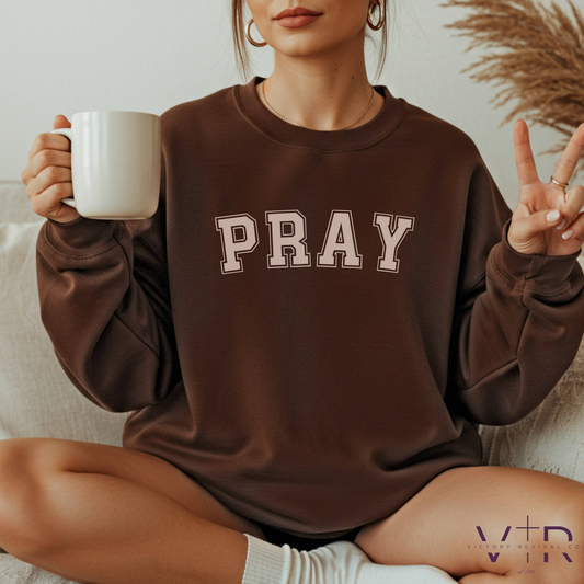 PRAY | Christian Tee, Crewneck, or Hoodie