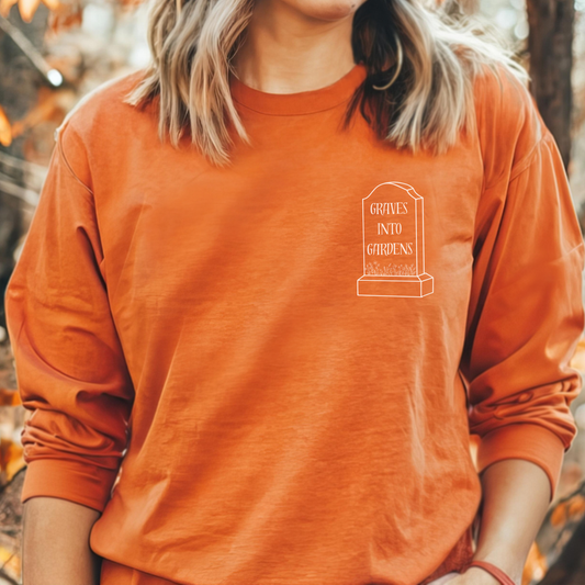 Graves Into Gardens Crewneck – Christian Graphic Sweatshirt